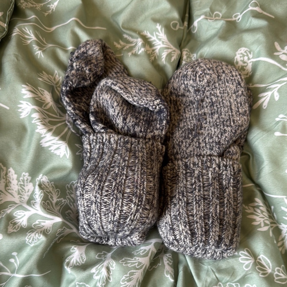 Cozy Heather Gray Wool Socks